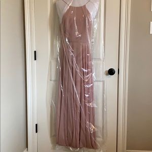 Designer Jenny Yoo dress in color Whipped Apricot